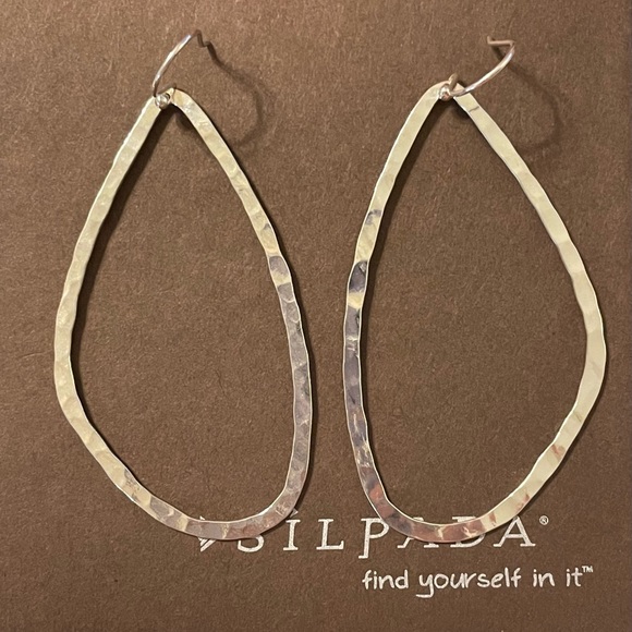 Silpada Sterling Silver ‘TAKE SHAPE’ Dangle Earrings W2454 - Picture 11 of 14
